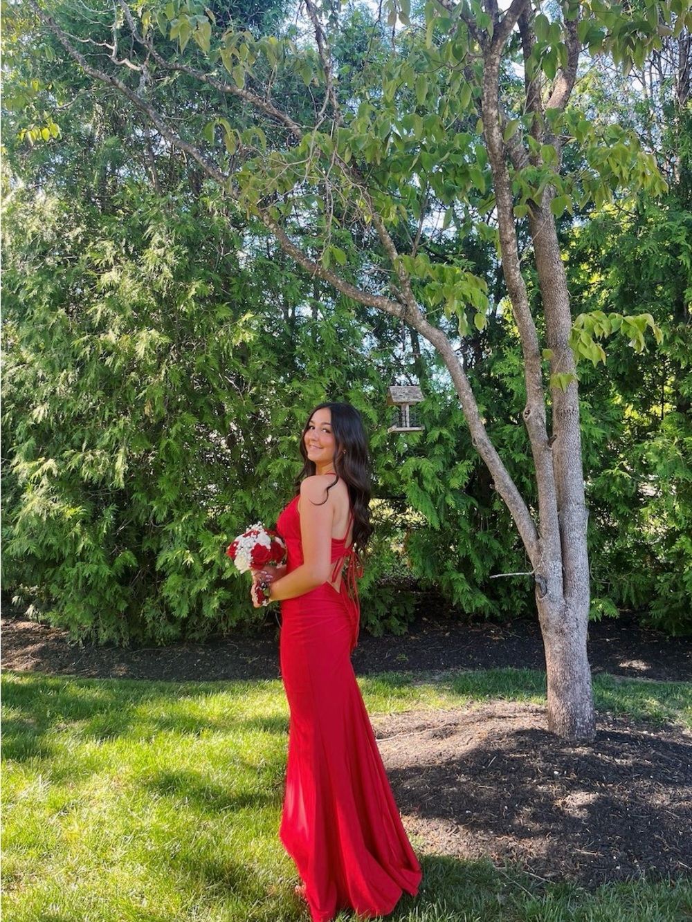Jessica Angele work once prom dress